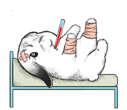 Electron Bunny sticker #9688566