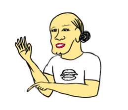 It was a samurai. sticker #9688594