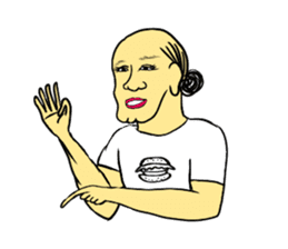 It was a samurai. sticker #9688594