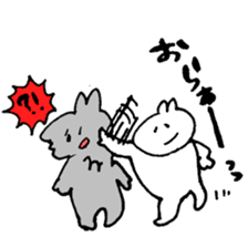 Shiroi-kun sticker #9688782