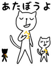 the cat loves olden days sticker #9689044