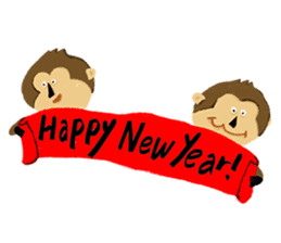 English Monkey sticker #9689464