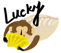 English Monkey sticker #9689467