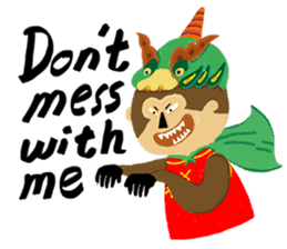 English Monkey sticker #9689469