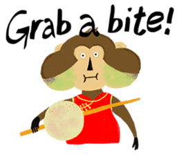 English Monkey sticker #9689474