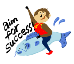 English Monkey sticker #9689478