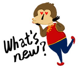 English Monkey sticker #9689480