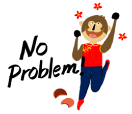 English Monkey sticker #9689482