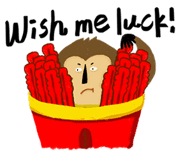 English Monkey sticker #9689484