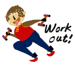 English Monkey sticker #9689488