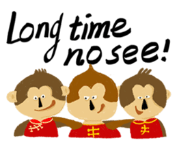 English Monkey sticker #9689489