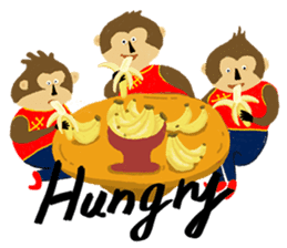 English Monkey sticker #9689490