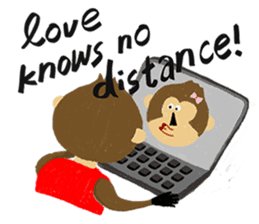 English Monkey sticker #9689491