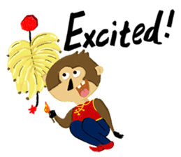 English Monkey sticker #9689492