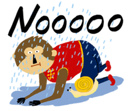 English Monkey sticker #9689494