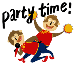 English Monkey sticker #9689502