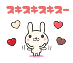 I love rabbit stickers sticker #9689504