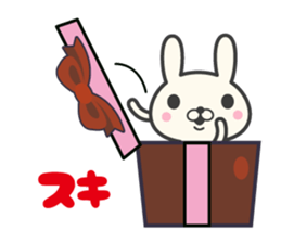 I love rabbit stickers sticker #9689510
