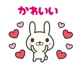 I love rabbit stickers sticker #9689516