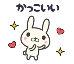 I love rabbit stickers sticker #9689517