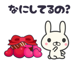 I love rabbit stickers sticker #9689521