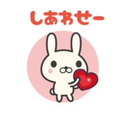 I love rabbit stickers sticker #9689524
