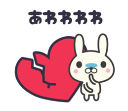 I love rabbit stickers sticker #9689526