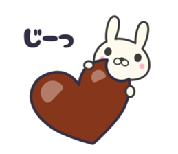 I love rabbit stickers sticker #9689528