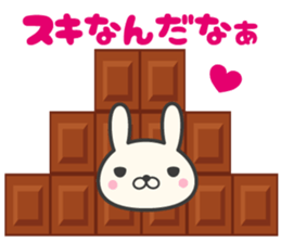 I love rabbit stickers sticker #9689534