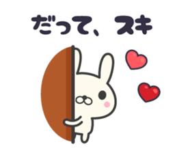 I love rabbit stickers sticker #9689535