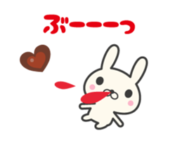 I love rabbit stickers sticker #9689541
