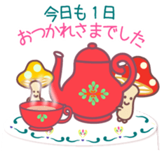 Chocolate bear-matryoshka doll- sticker #9690153