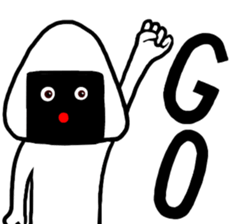 I am Rice ball sticker #9690760