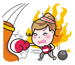 Greetings from a lovely young wife. sticker #9691482