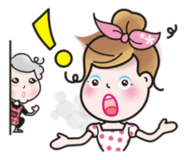 Greetings from a lovely young wife. sticker #9691496