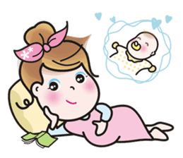 Greetings from a lovely young wife. sticker #9691503