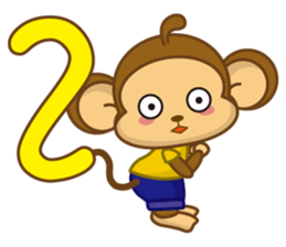 Auspicious Monkey sticker #9692155