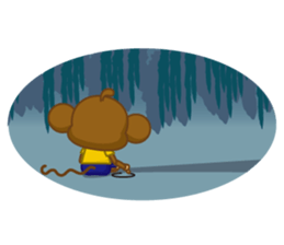 Auspicious Monkey sticker #9692168