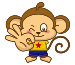 Auspicious Monkey sticker #9692171