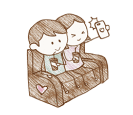 Sketch of Love sticker #9692614