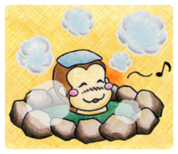 Monkey's winter(Chinese) sticker #9692970