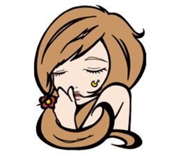 Feeling Girl sticker #9693264