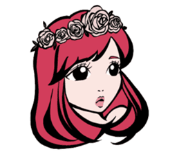 Feeling Girl sticker #9693266