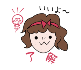 Feeling Girl sticker #9693273