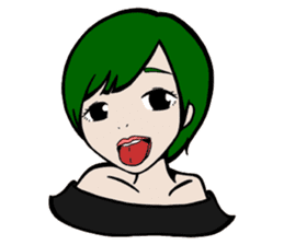 Feeling Girl sticker #9693288