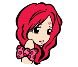 Feeling Girl sticker #9693296