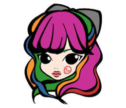 Feeling Girl sticker #9693302
