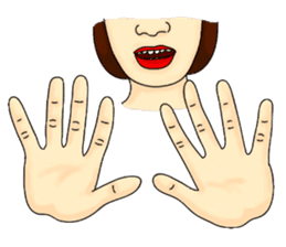 Sam's sign languages sticker #9693863