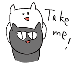 Paper Cat Speak English sticker #9694960