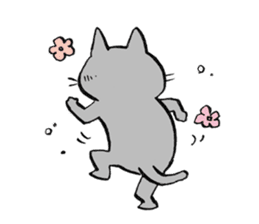 Not so cute Cat sticker #9694970